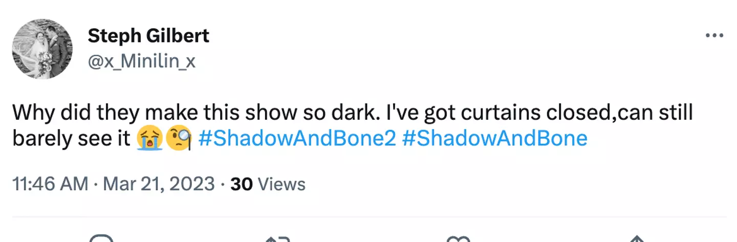 The show is just too dark - literally.