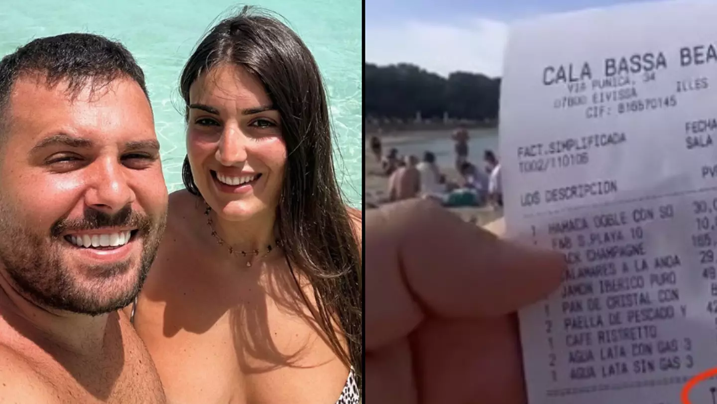 Couple gobsmacked and thought 'something was wrong' after receiving bill at Ibiza beach club