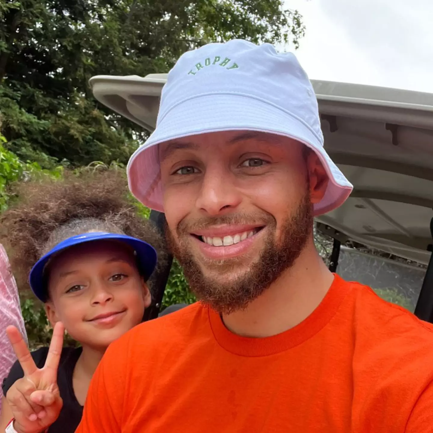 Stephen Curry with son Ryan.