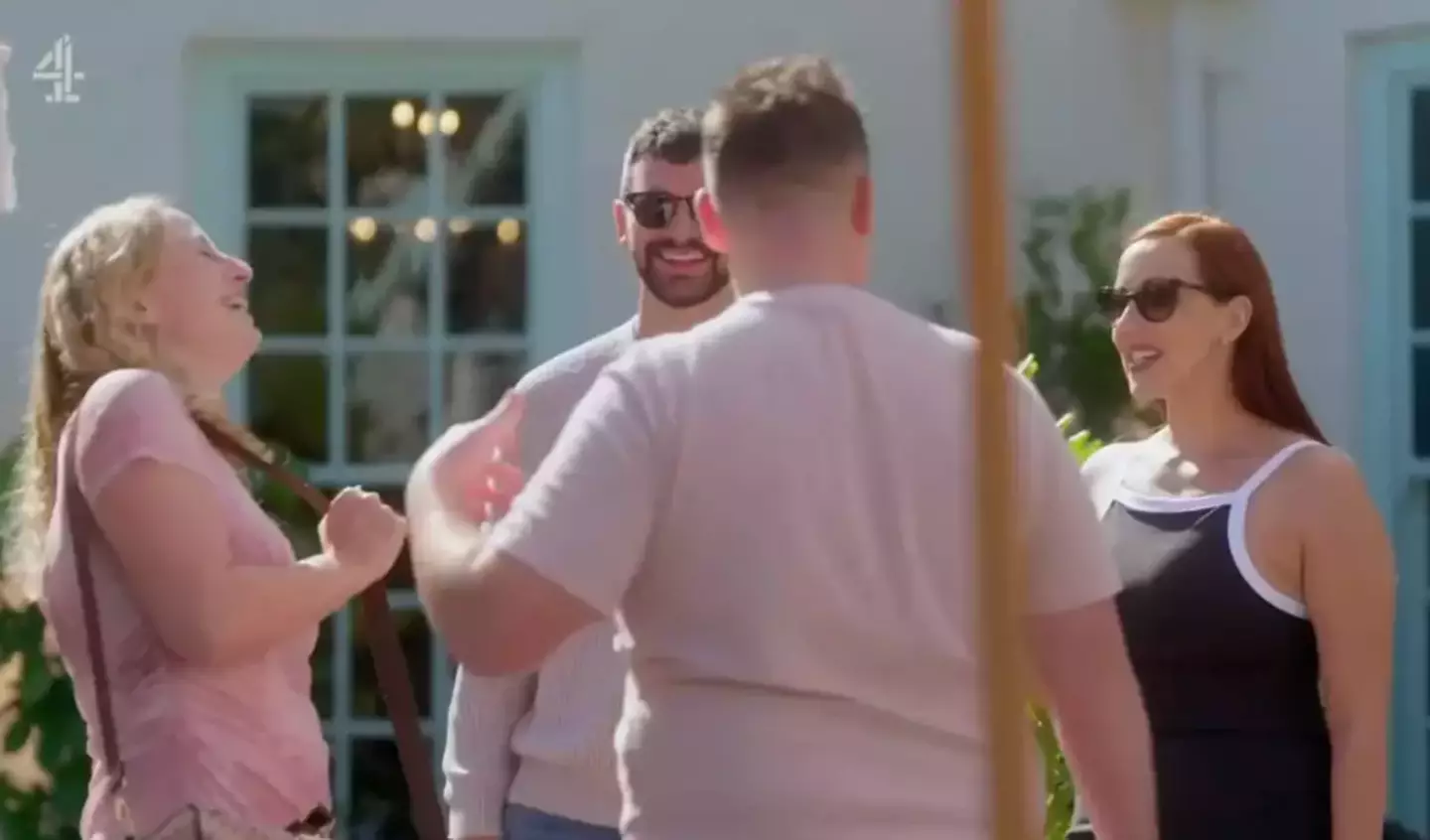 Open House couple Tom and Lauren after engaging in couple swapping (Channel 4)