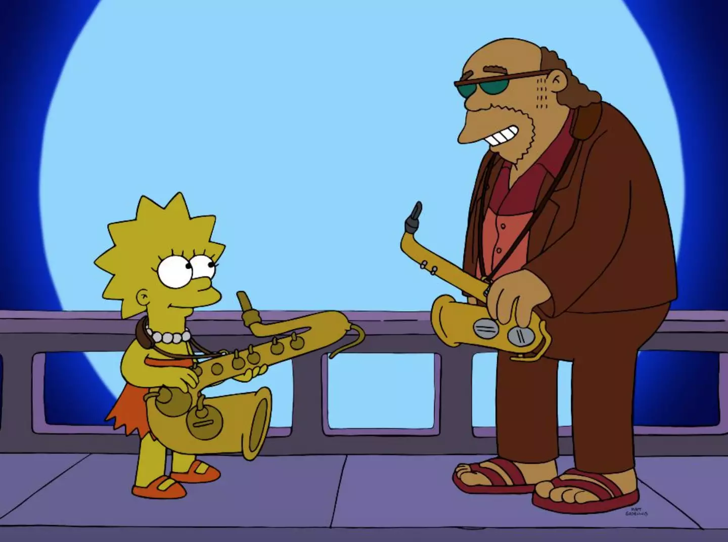 'Bleeding Gums' Murphy was Lisa's inspiration as a musician. (Disney)
