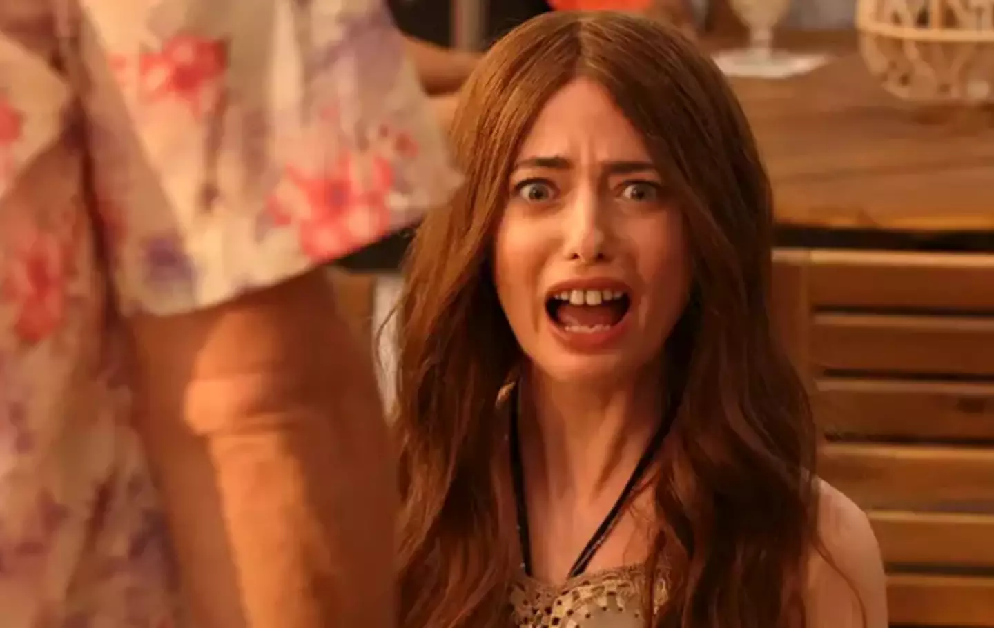 The face an American makes when they see a pair of non-augmented teeth (HBO)