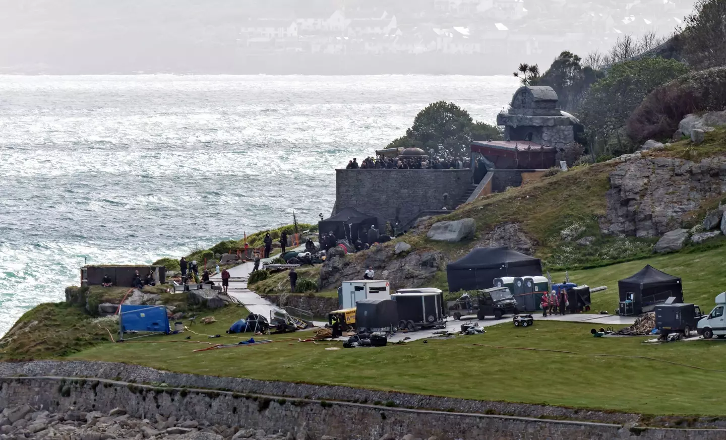 The House of Dragon film set. Credit:Robert Taylor/Alamy Stock Photo