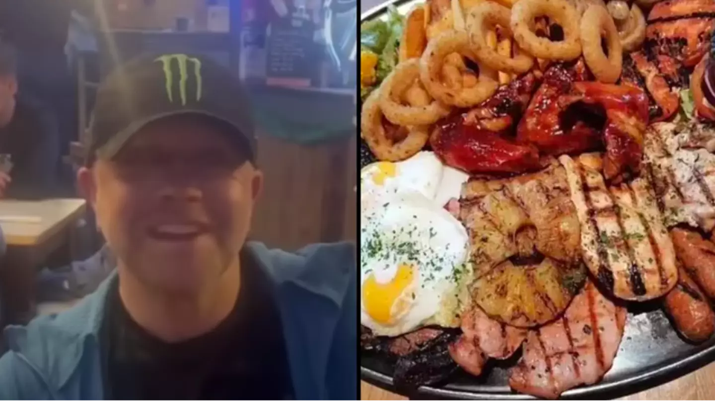 Steakhouse owner announces new champion as man smashes 4,500 calorie mixed grill just days after ‘salad hating’ bloke missed out