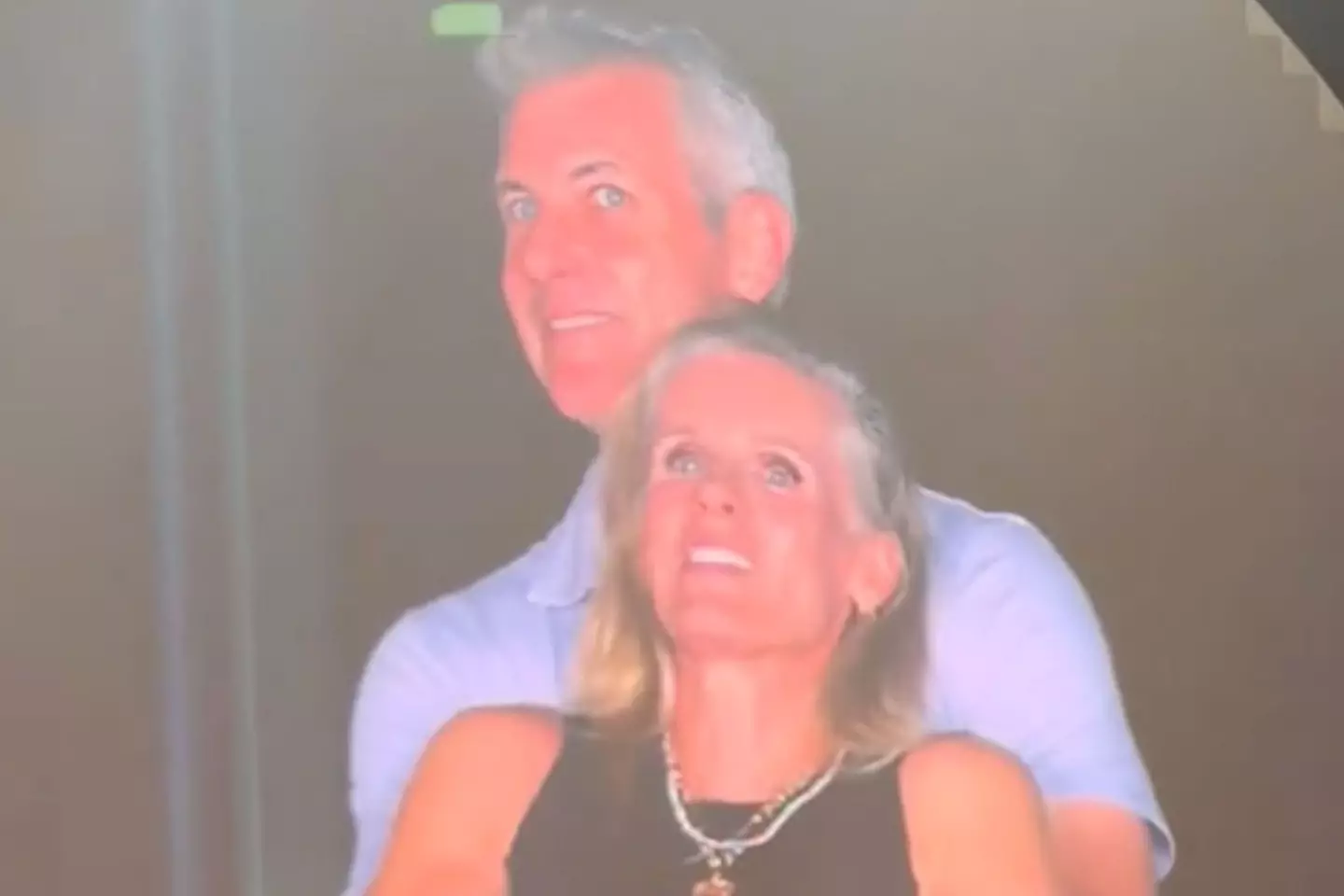 The clip of 'Coldplay couple' Andy Byron and Kristin Cabot has gone viral on social media (TikTok/@instaagraace)