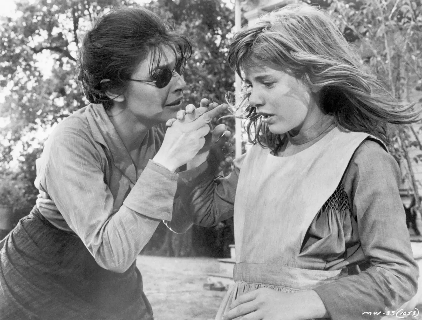 Anne Bancroft and Patty Duke in The Miracle Worker.