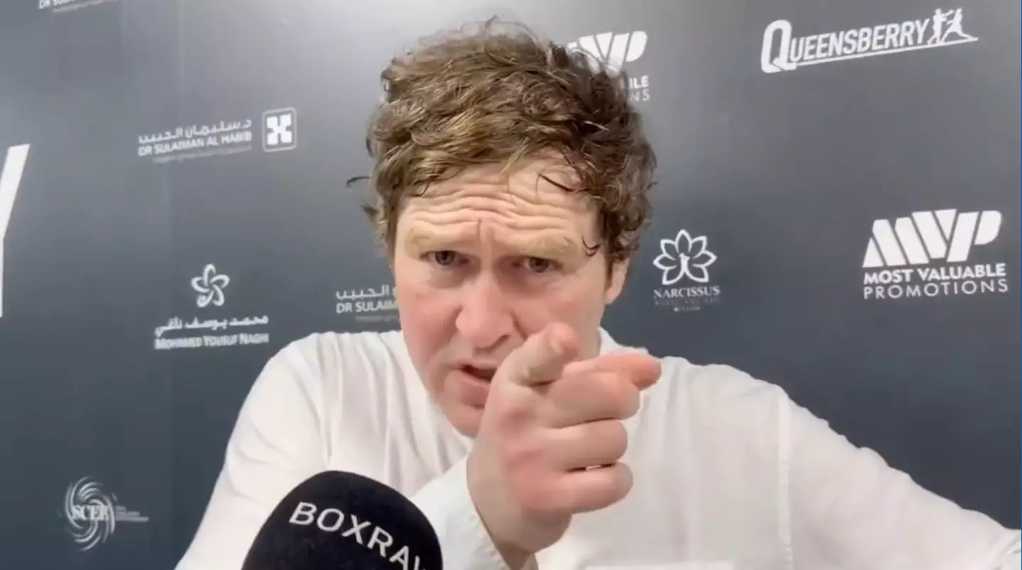 Harrington was clearly very upset about it.