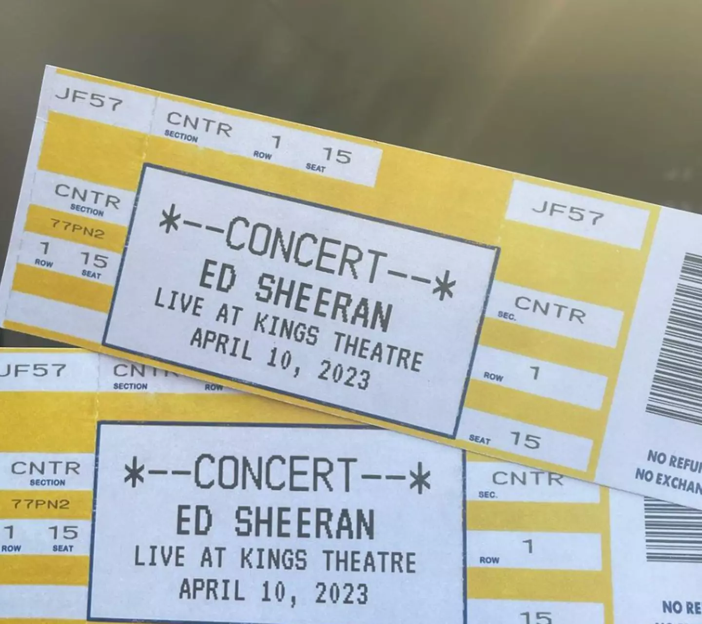 Sheeran also gave Yung two tickets to his sold-out show.