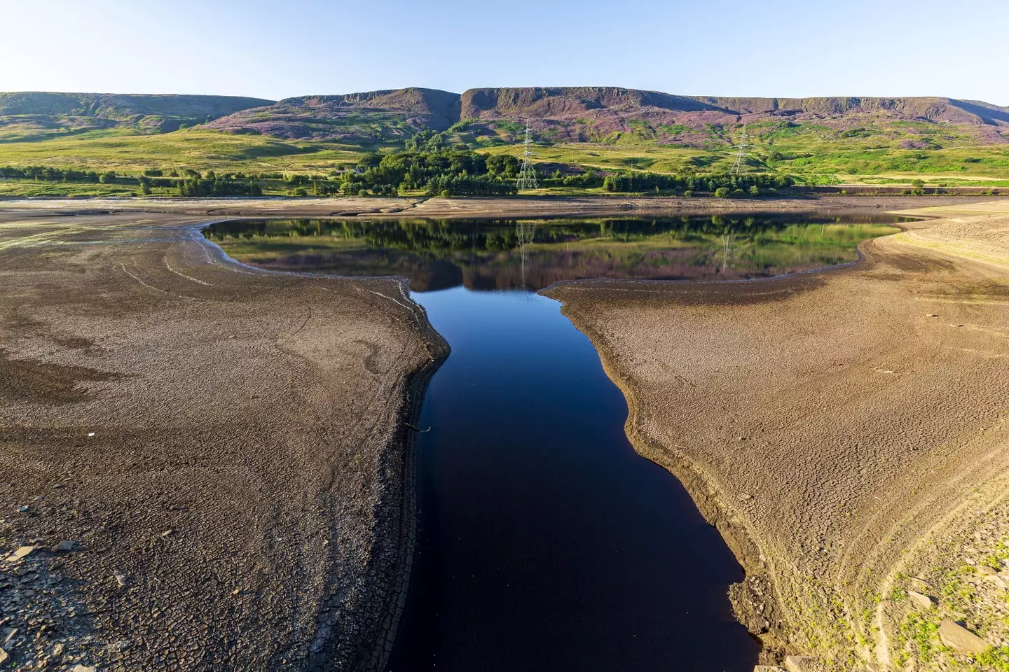 Scorched land and low water levels are a cause for concern.