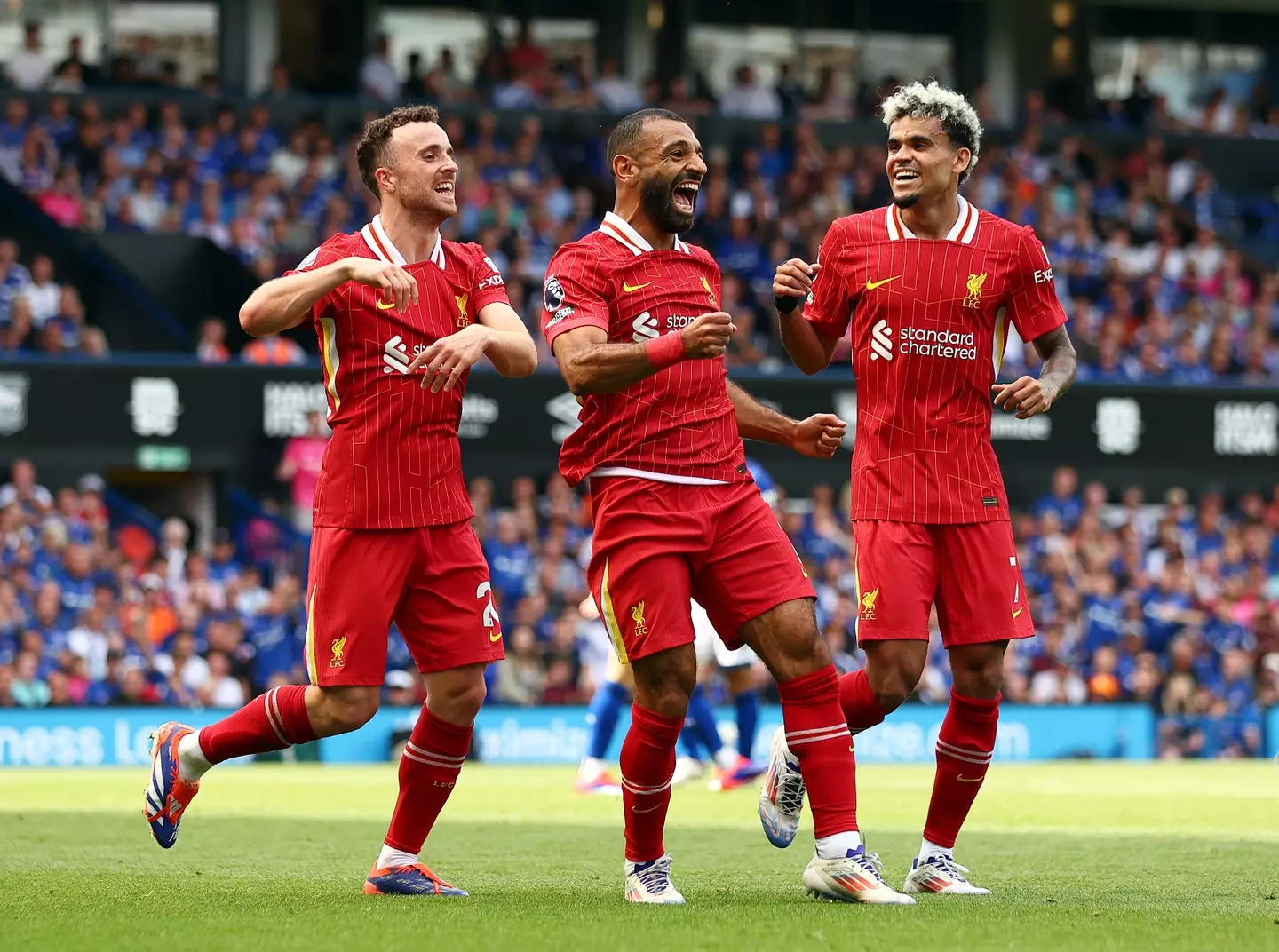 Salah will be hoping to keep up Liverpool's title charge (Marc Atkins / Getty Images)