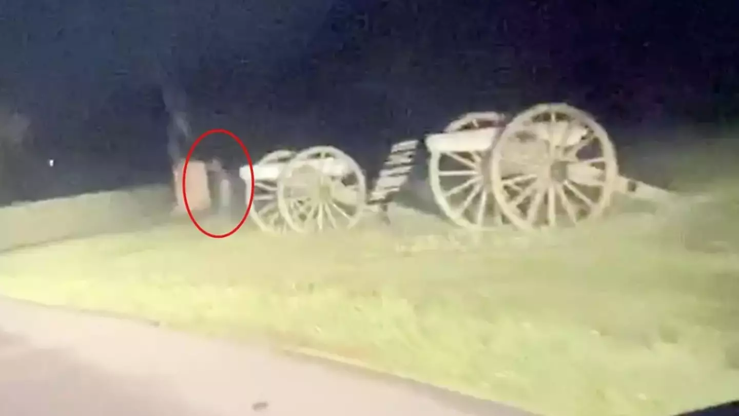 Paranormal activity explained as chilling footage appears to show 'ghost soldiers' running across Gettysburg road