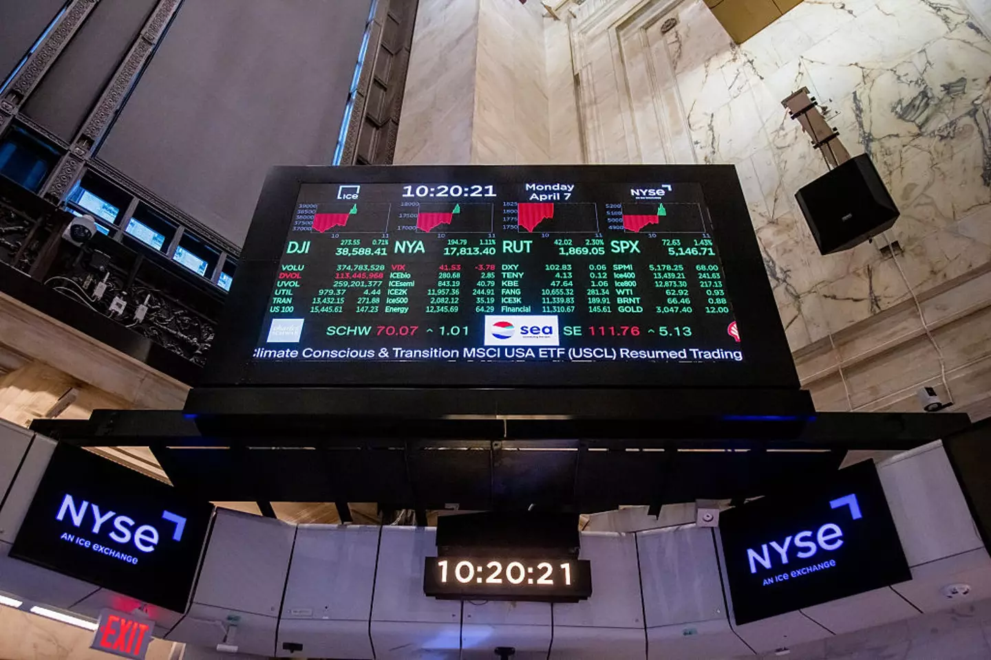 Economic uncertainty and plummeting stock values rarely, if ever, mean good things (Michael Nagle/Bloomberg via Getty Images)