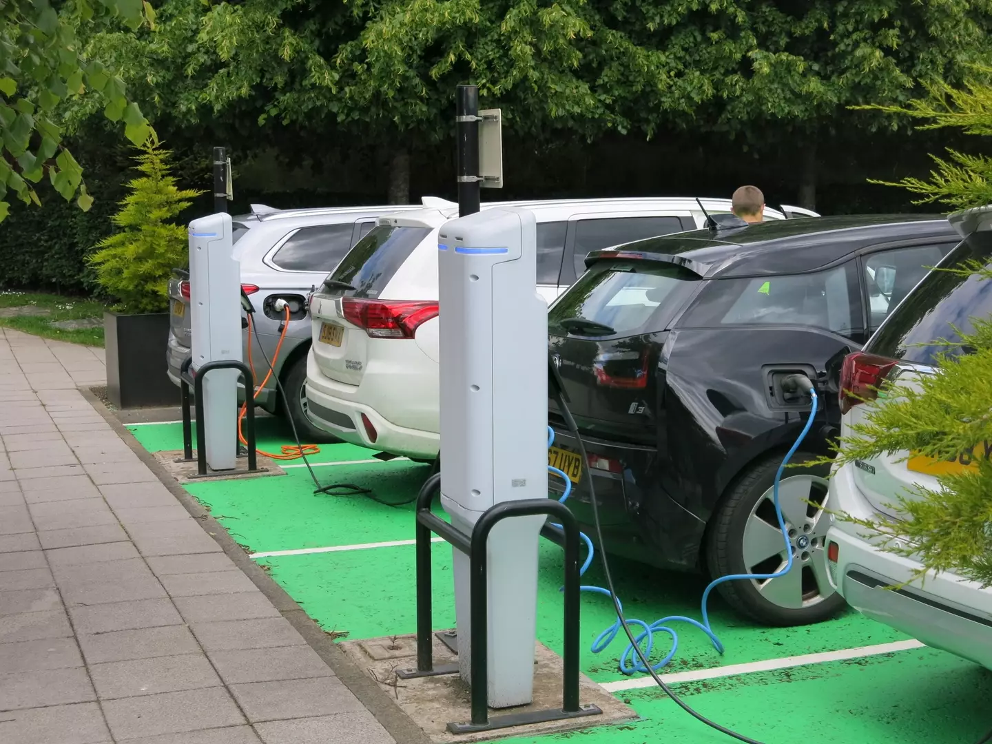 Electric car charging stations have been cropping up across the UK.