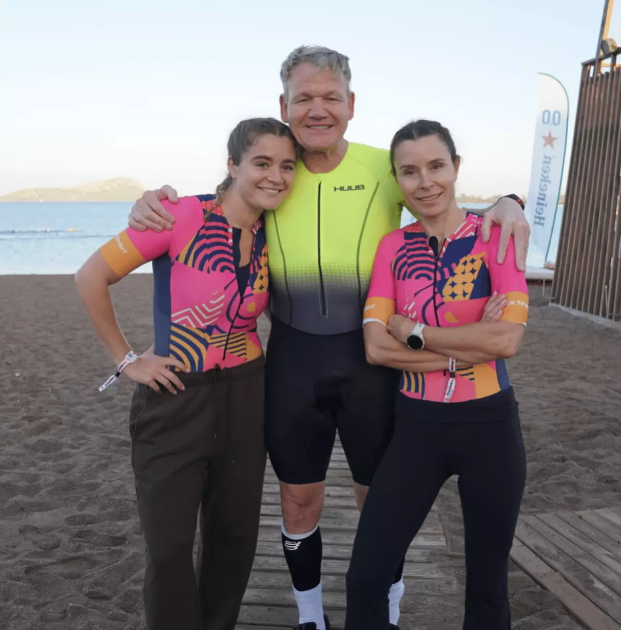 Fitness is a big part of Gordon and his family's life. (Instagram/gordongram)