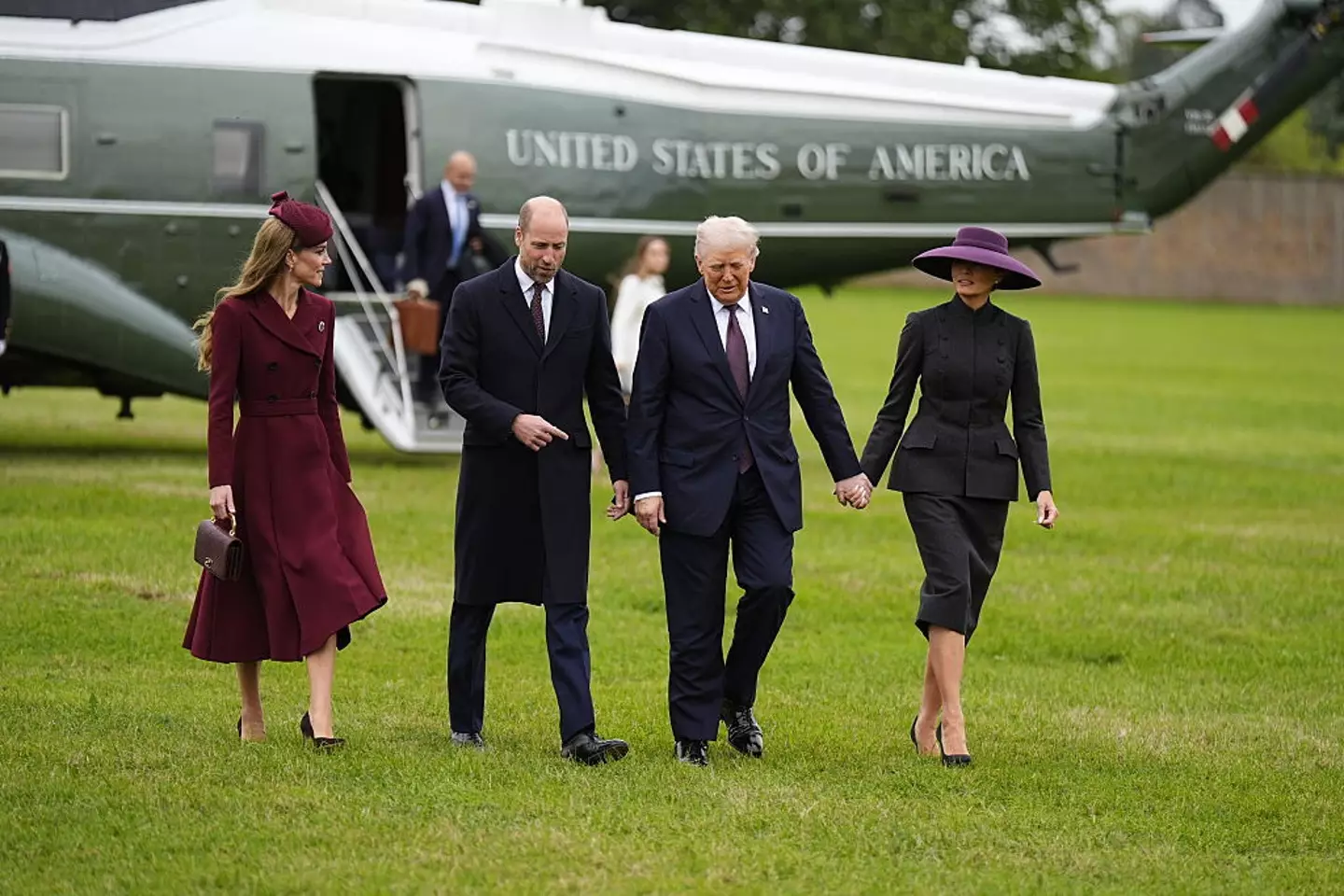 The Trumps have plans with the royals today, and will meet with Sir Keir Starmer tomorrow (Aaron Chown - WPA Pool/Getty Images)