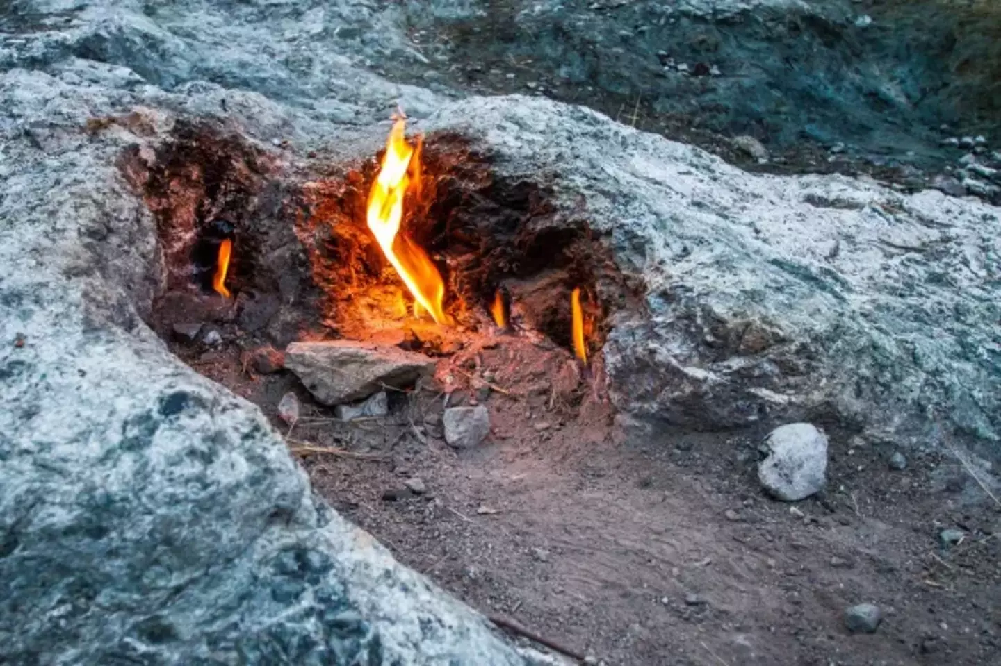 The Chimaera eternal flame in Turkey (Getty stock photo)