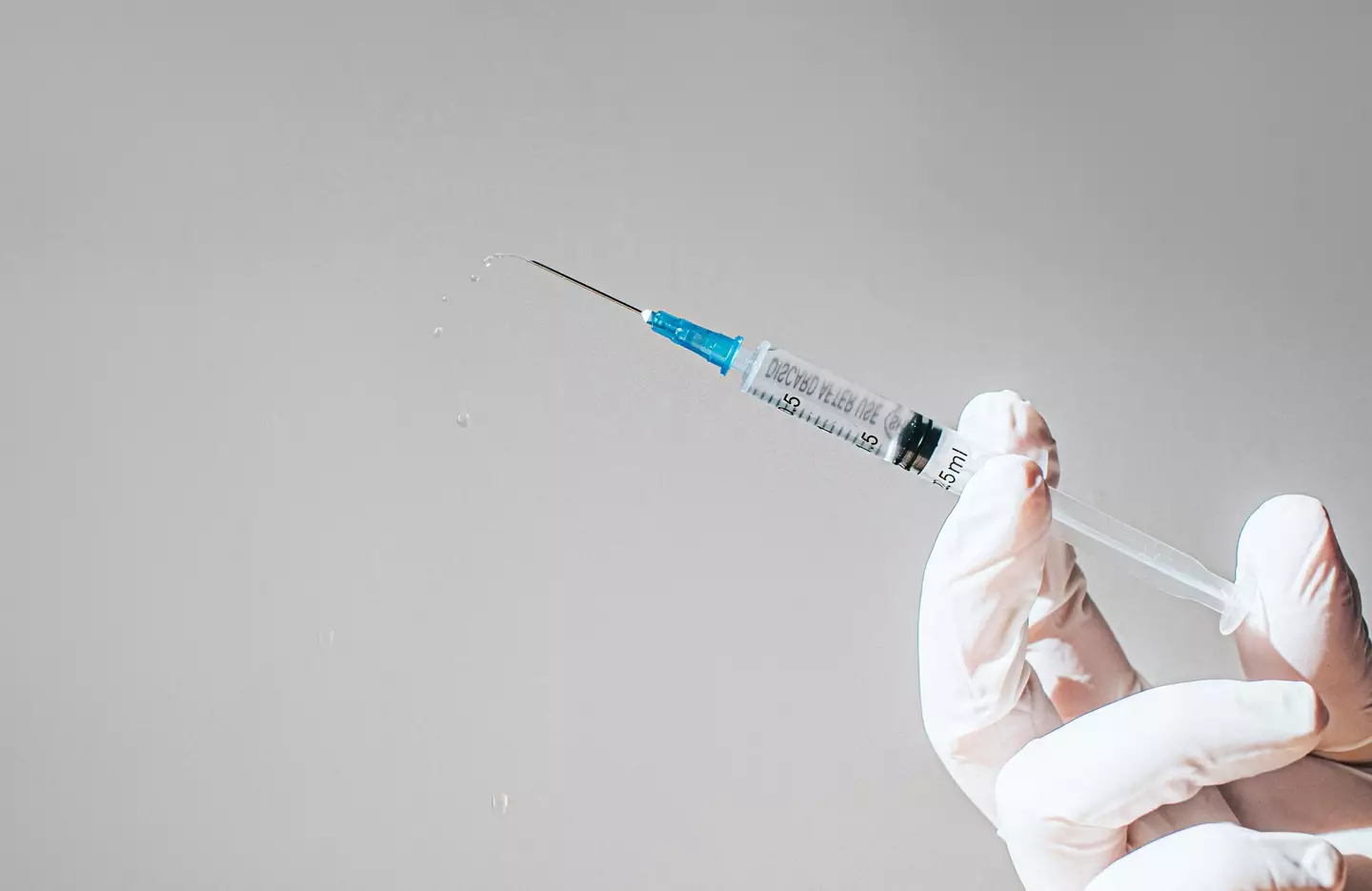 No prizes for guessing where this needle is going (Getty Stock Photo)