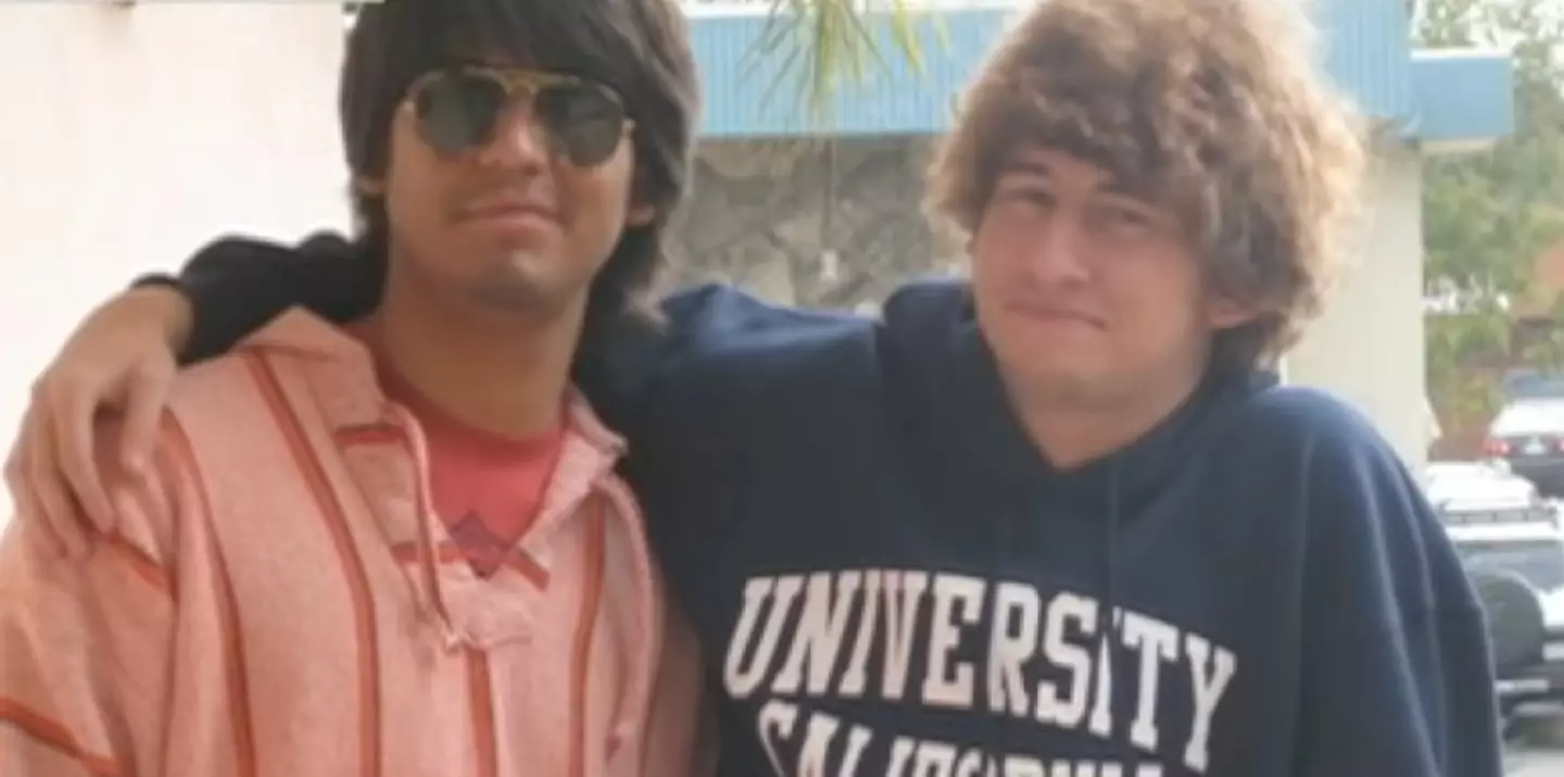 Matthew watched on helplessly as the shark attacked his best pal Lucas. (CBS)