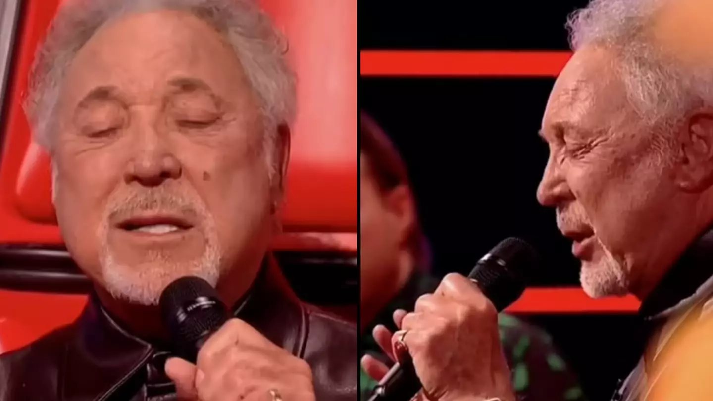 Viewers heartbroken as Tom Jones performs emotional tribute to his late wife