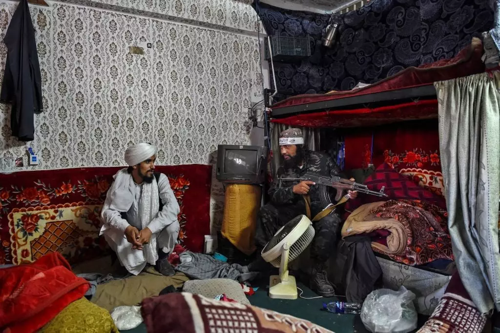 The 14,000-capacity facility located in eastern Kabul (WAKIL KOHSAR/AFP via Getty Images)