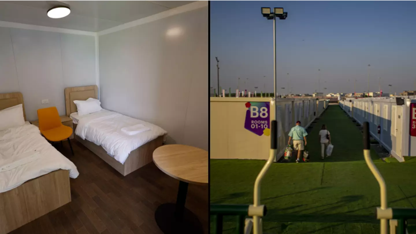 Qatar is offering fans refunds over 'rip-off' metal container accommodation