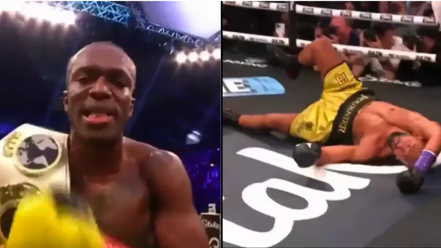 Angry viewers say KSI should have been disqualified after knocking out Joe Fournier in round two