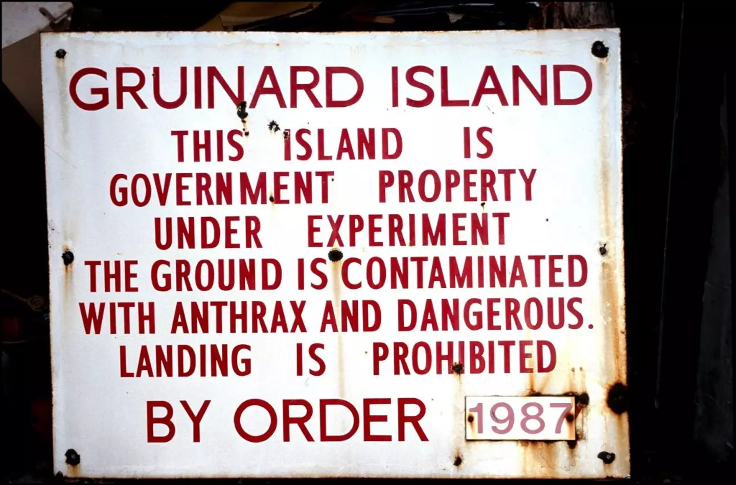 Gruinard Island was a breeding ground for anthrax for close to 50 years (Chip HIRES/Gamma-Rapho via Getty Images)