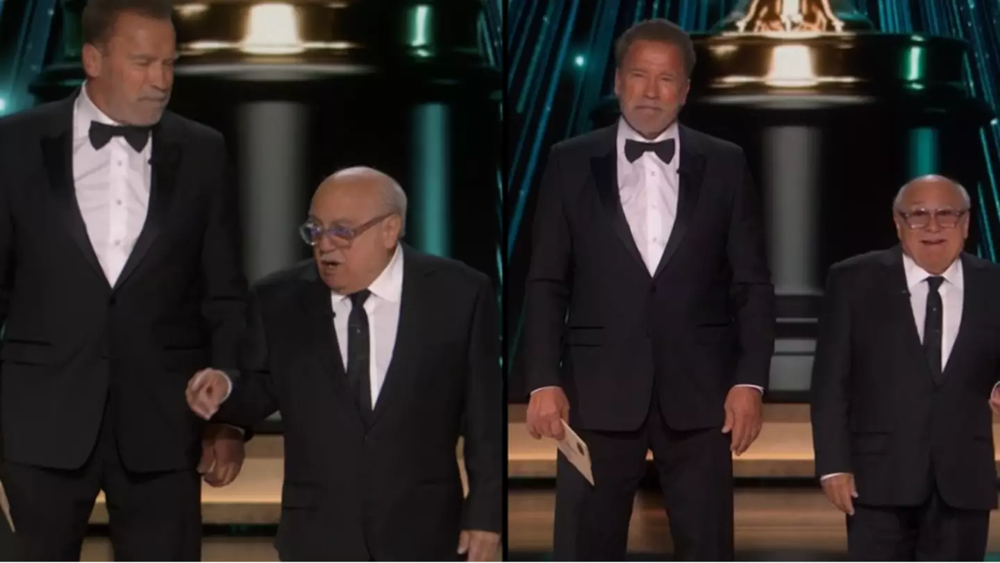Viewers reckon Arnold Schwarzenegger and Danny DeVito just stole the Oscars