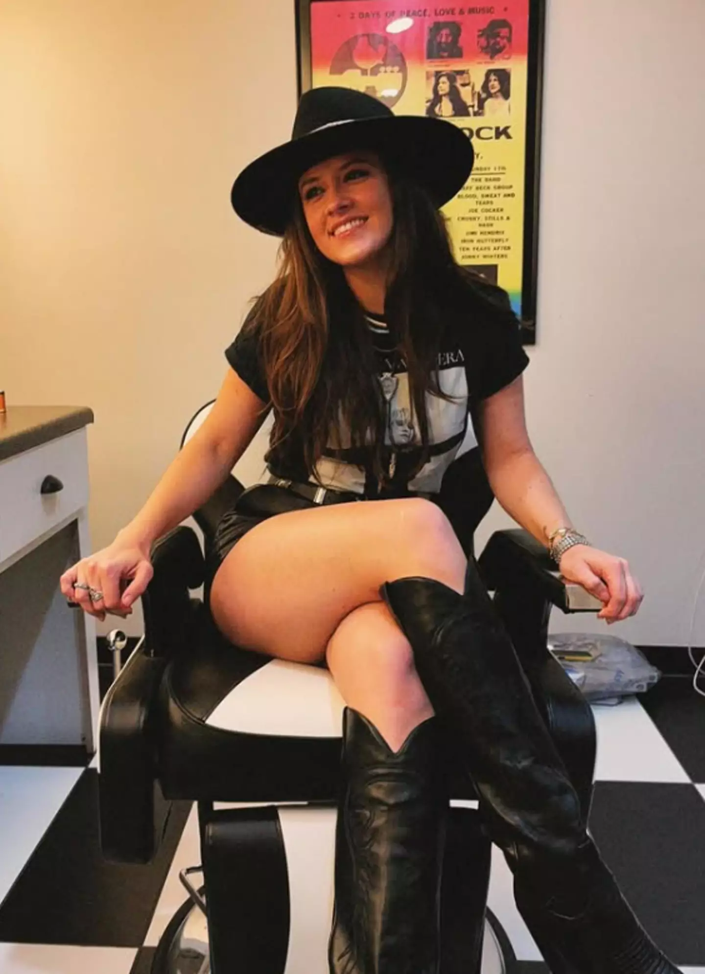 Urban changed the lyric to mention his new guitarist Maggie Baugh (Instagram/@maggie_baugh)