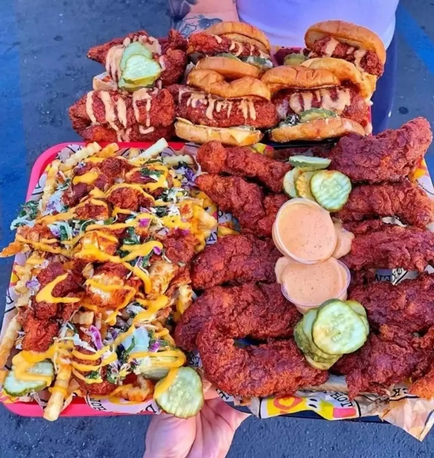 Just look at that spread (Instagram/@daveshotchicken)