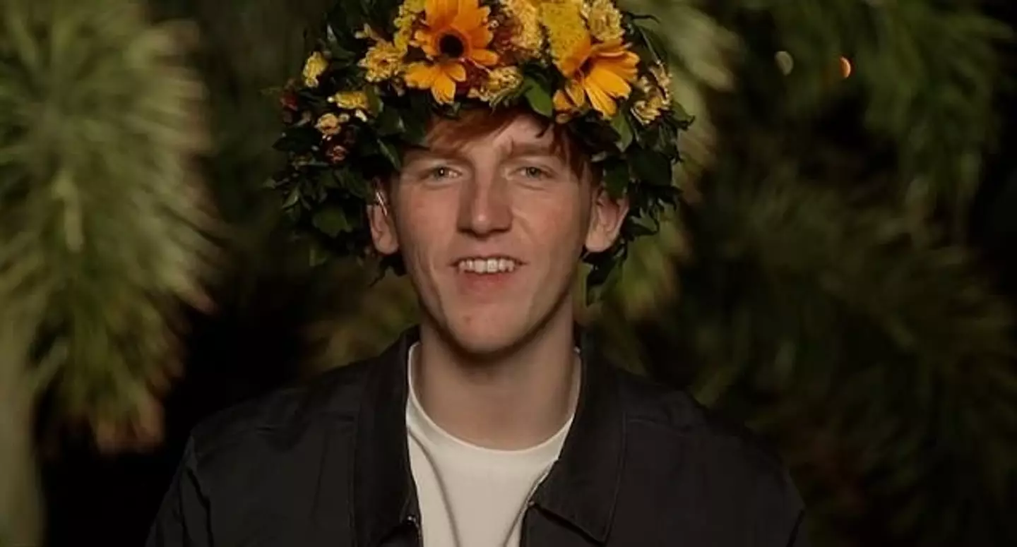 Ginge was crowned this year's 'king of the jungle' (ITV)