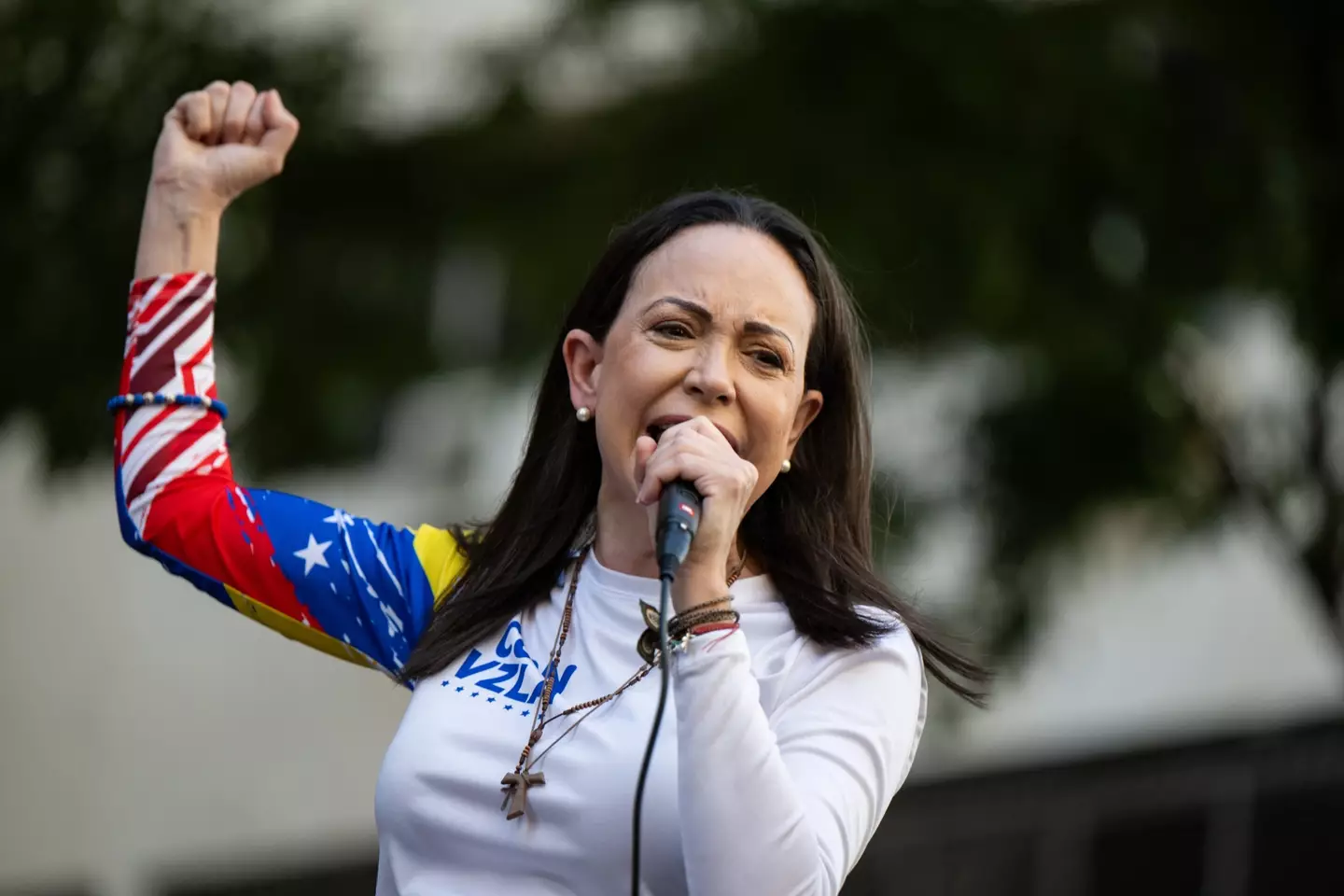 María Corina Machado dedicated her Nobel Prize to Donald Trump (Alfredo Lasry R/Getty Images)