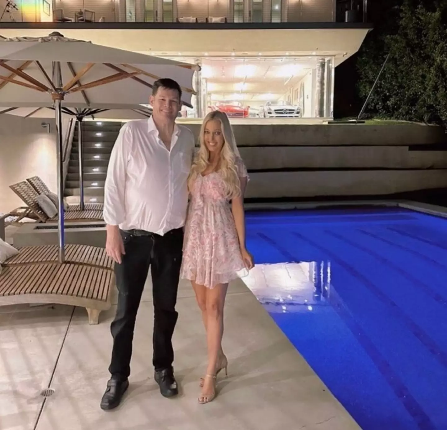 Mark met TV presenter Hayley at the National Television Awards in 2022.