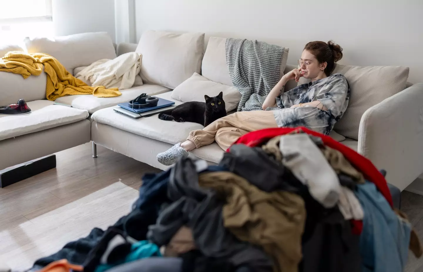 It's easy to let things - like clothes - pile up. (Getty Stock Photo)