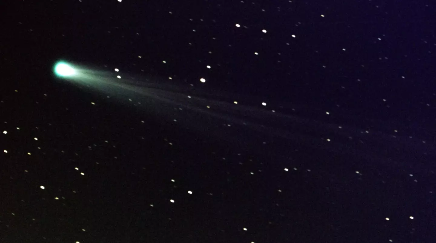 The comet hasn't been seen in tens of thousands of years.