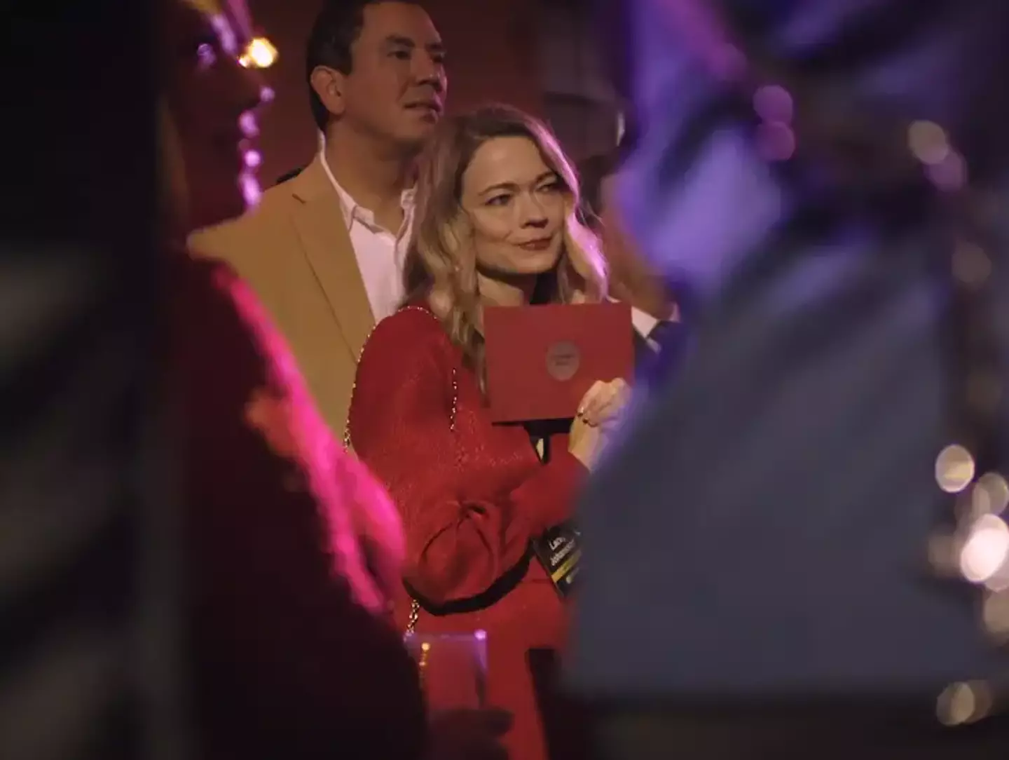 Employees were handed a red envelope containing £38,000.