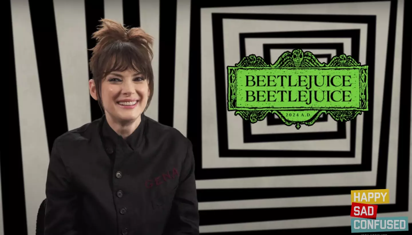 In a recent interview, Ryder revealed that they still call each other 'husband and wife' (YouTube/Josh Horowitz)