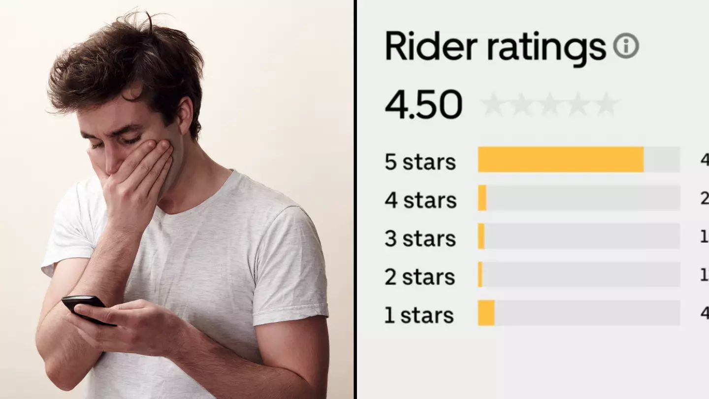 Uber passengers horrified by setting which shows how many one stars drivers have given you