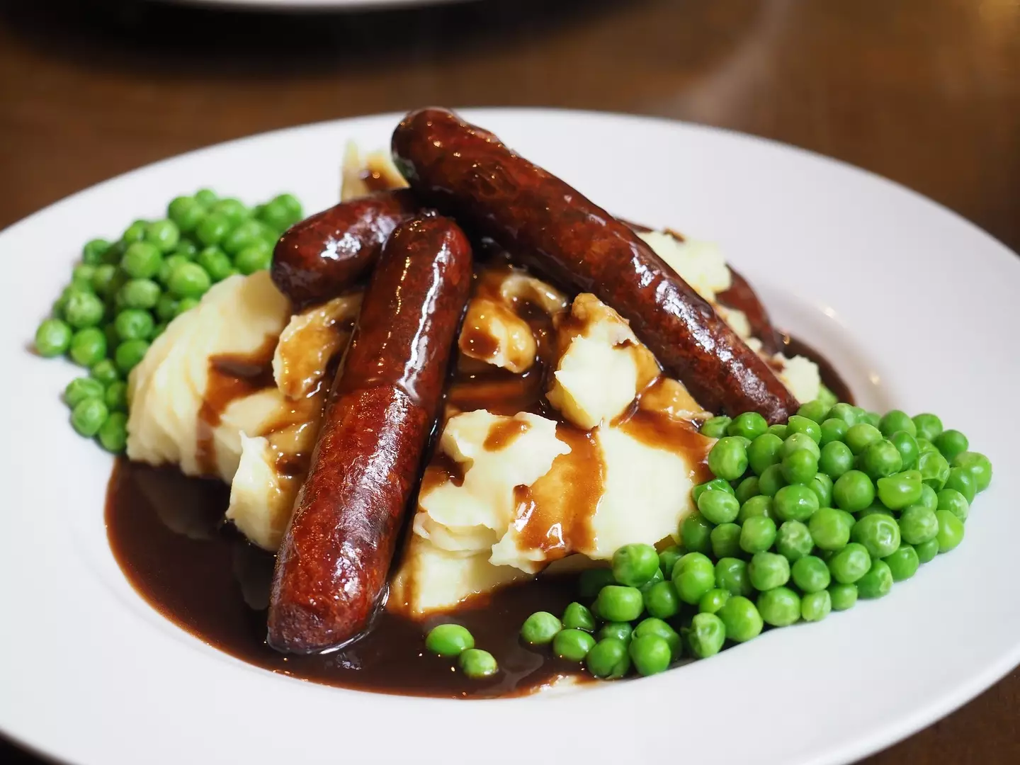 One pupil was left less than impressed by the veggie sausages on offer.