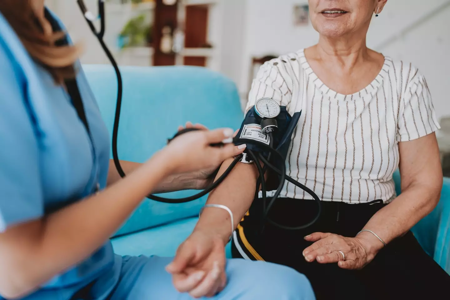 The older you get the more your risk of high blood pressure is (Getty Stock Photo)