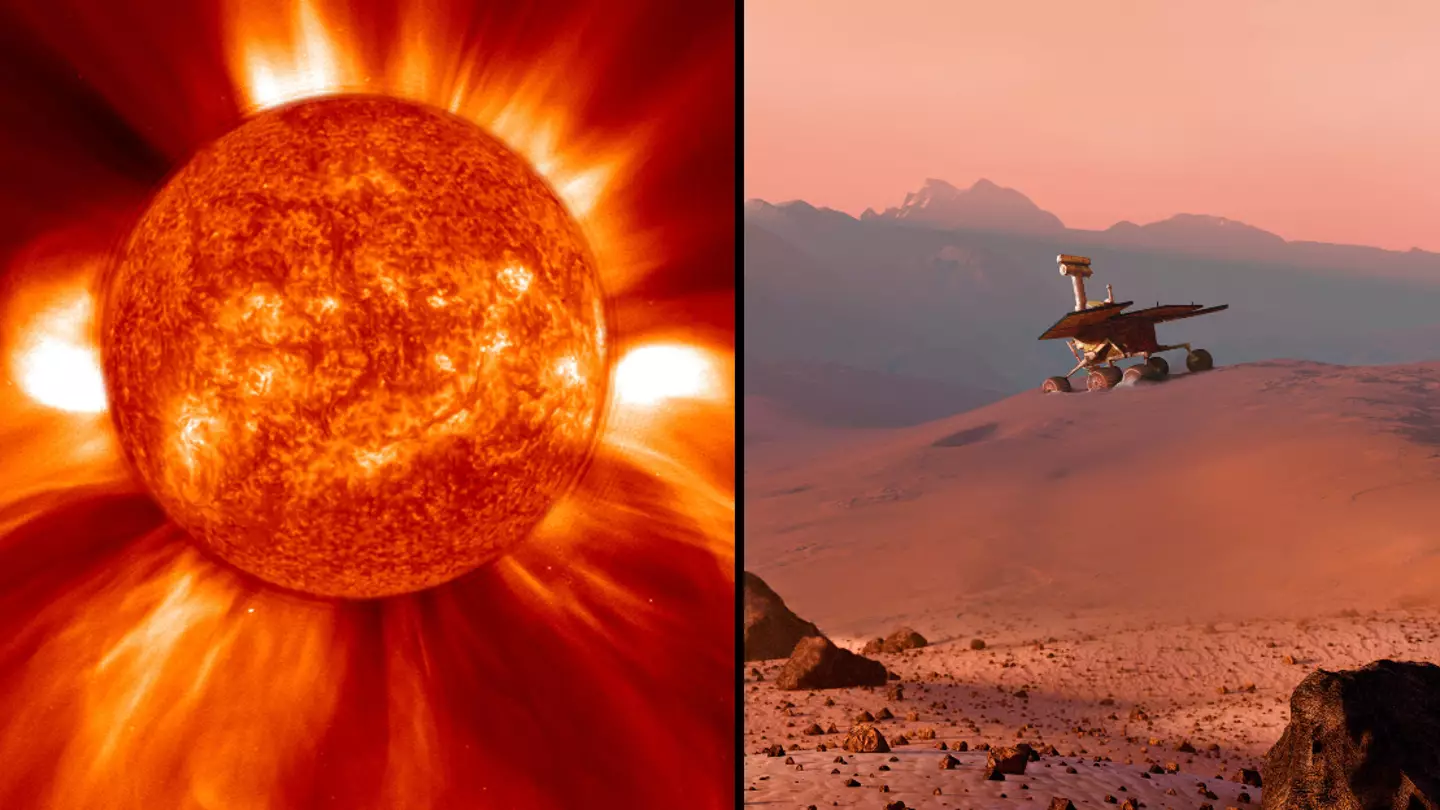 Cosmic explosions on the Sun could help NASA find ancient life on Mars