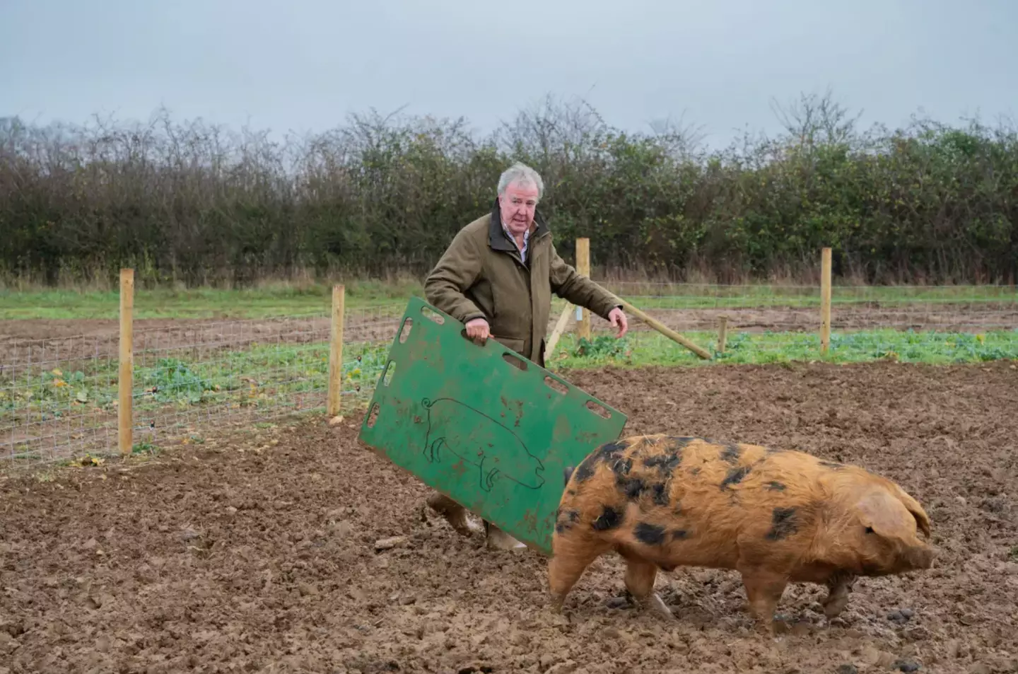 The TV presenter has become very passionate about his farming. (Prime Video)