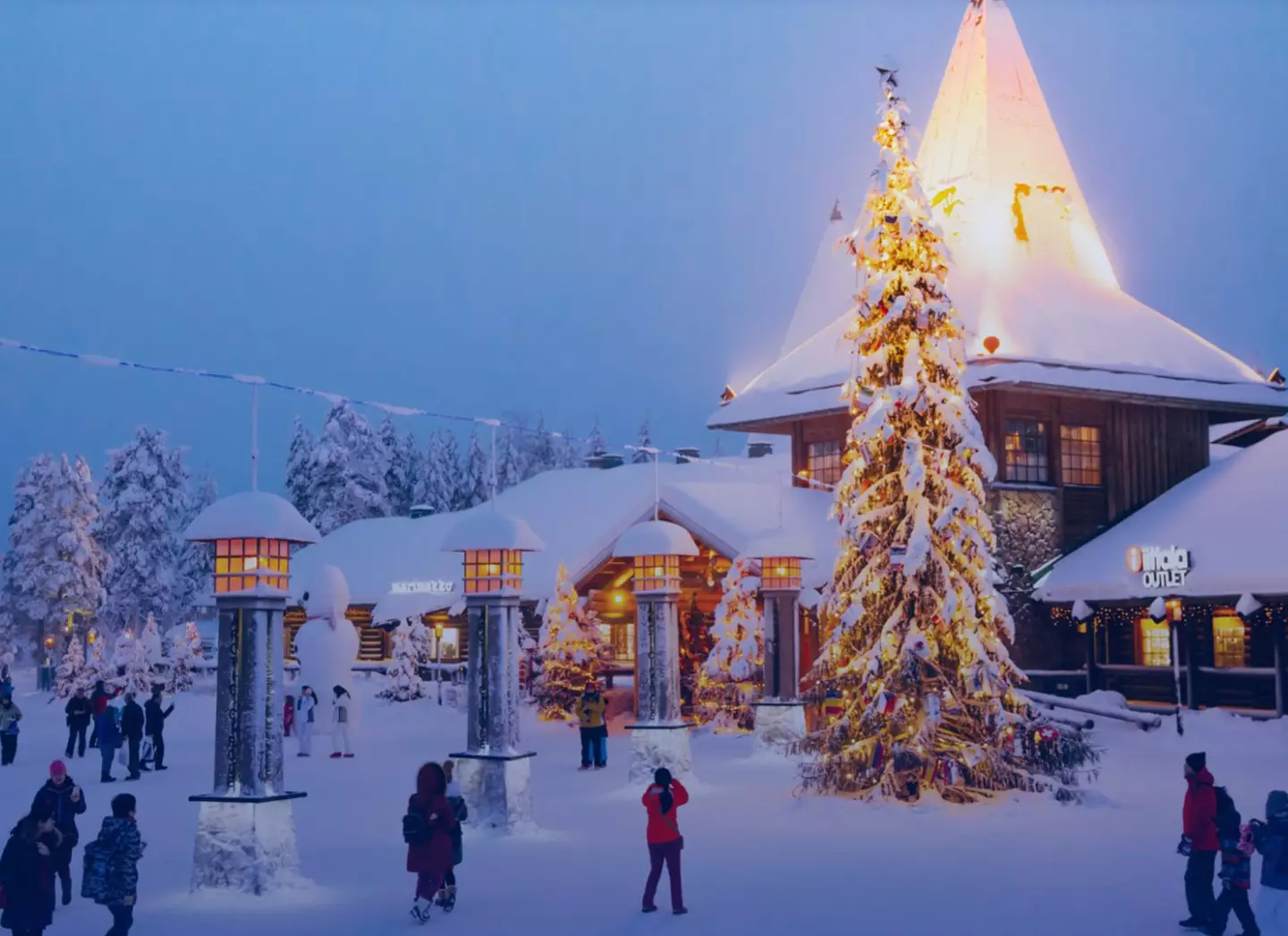 You could be heading up into the Arctic Circle for a surprise meeting with Santa Claus. (Santa Claus Village)