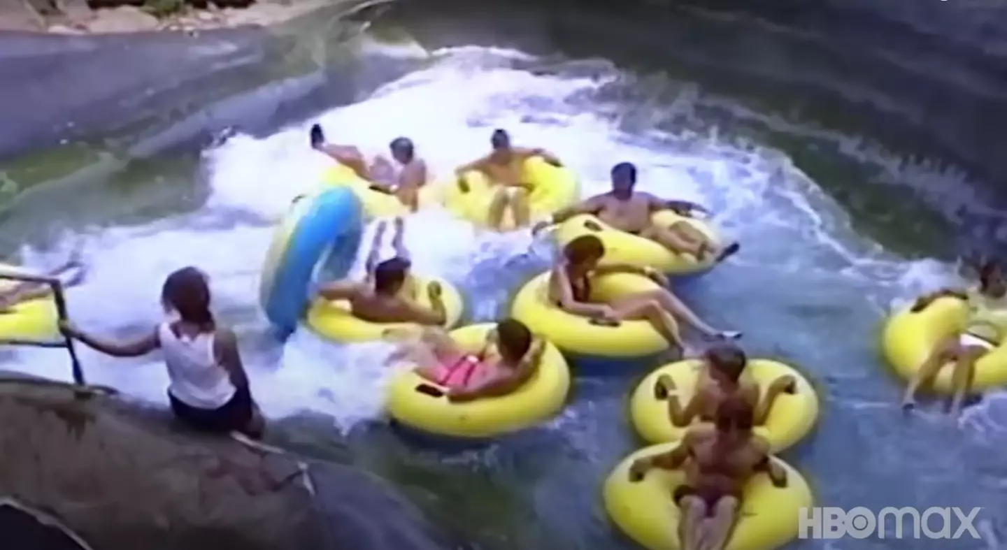Around 100 people were reportedly rescued from the Wave Pool on its opening day.(HBO/YouTube)
