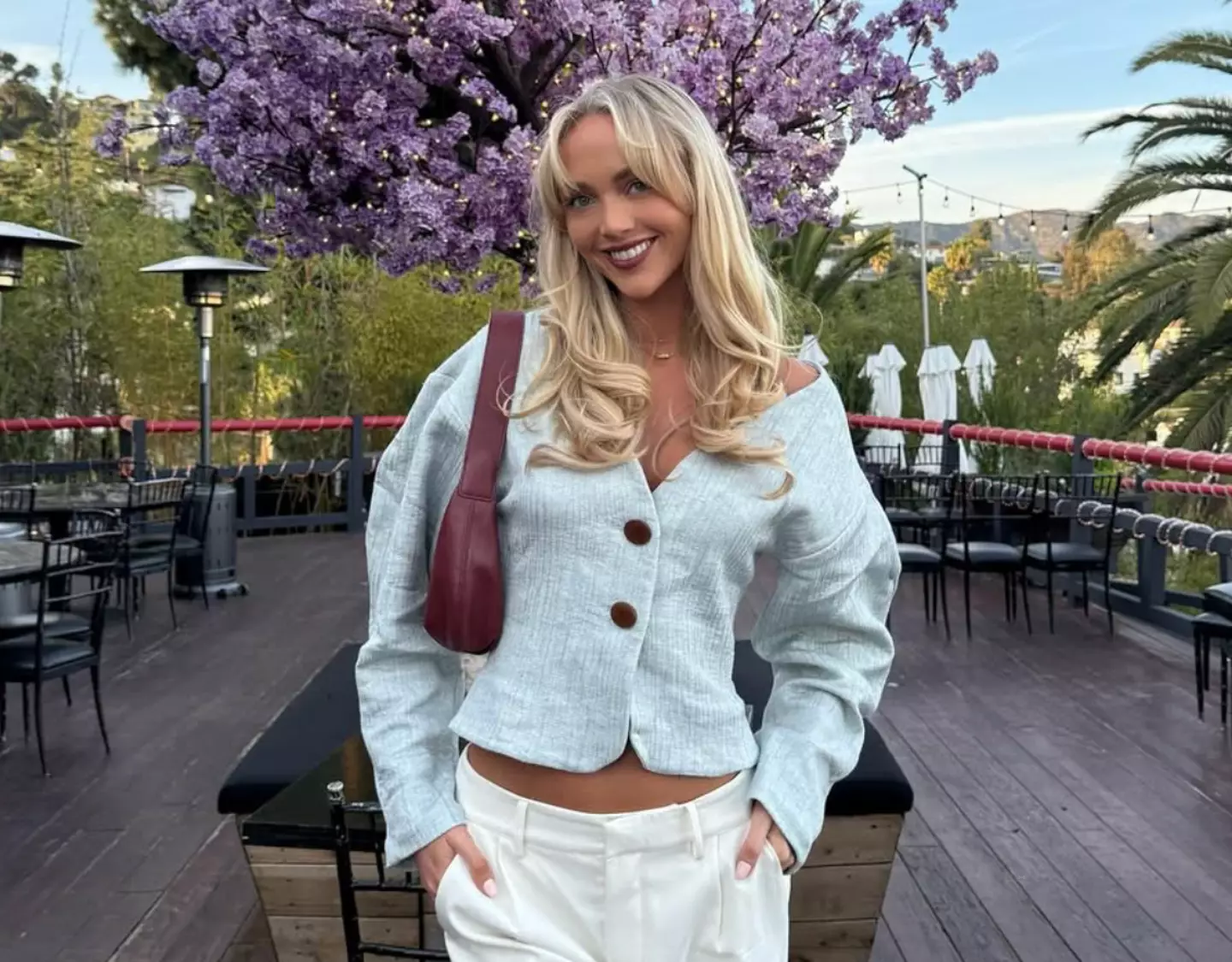 The 28-year-old said her stalker reached out to her family and friends online (Instagram/@anniekknight)