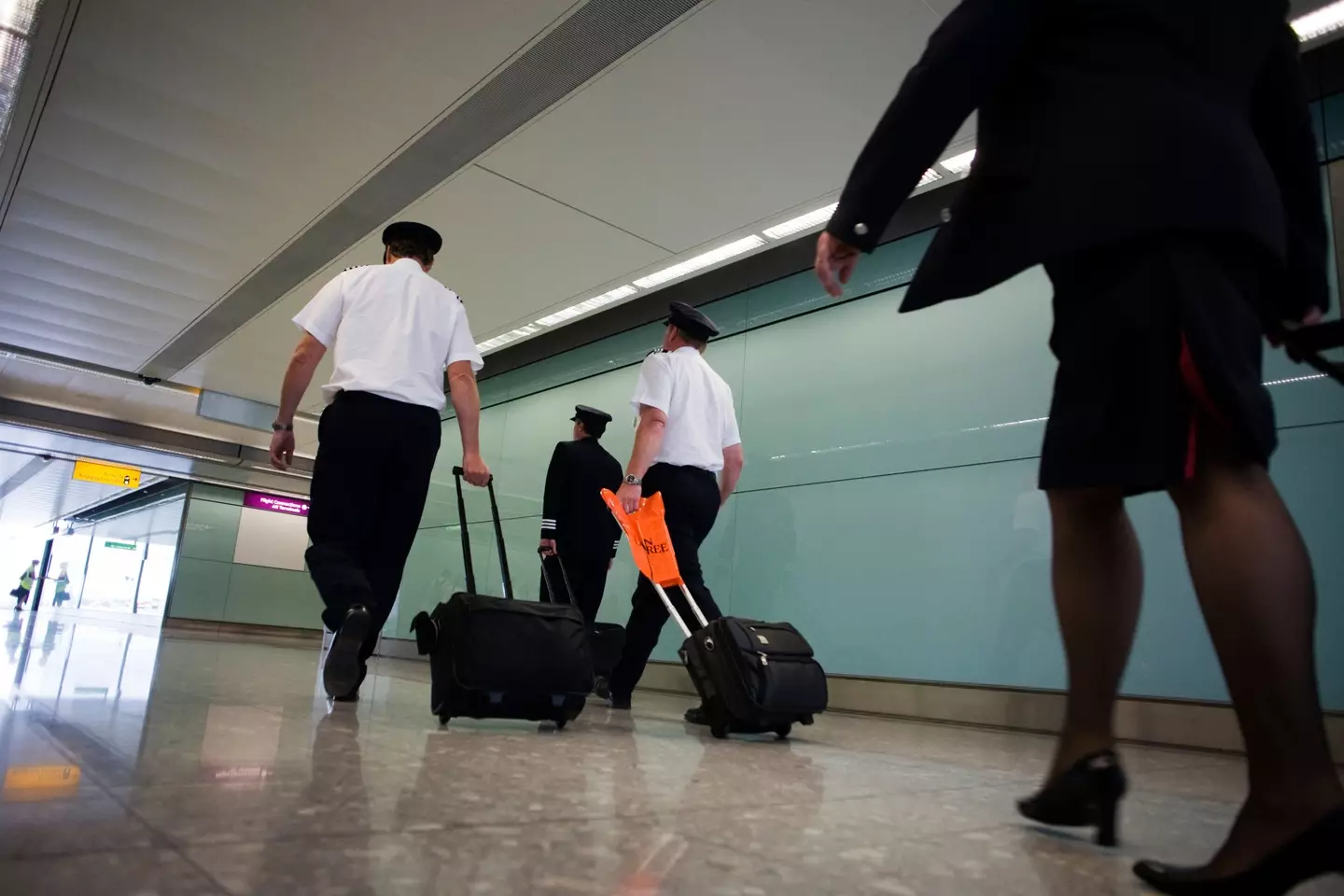 BA flight crew.