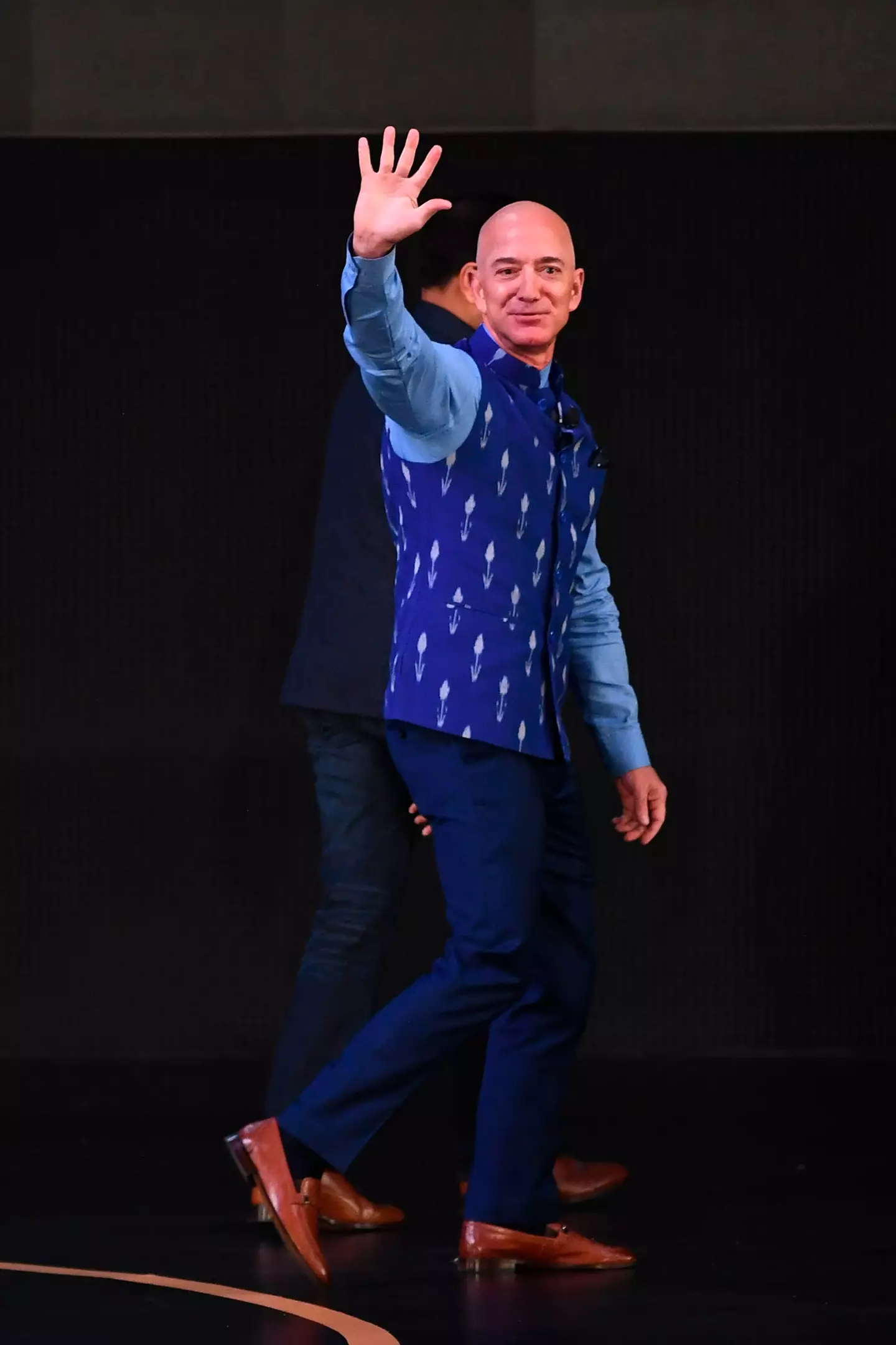 Bezos implemented the pizza rule. (SAJJAD HUSSAIN/AFP via Getty Images)