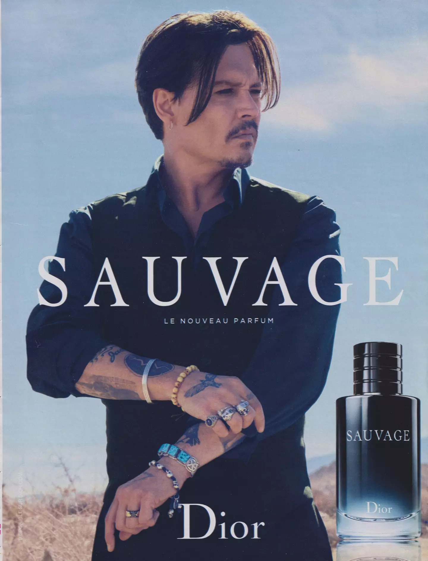 Johnny Depp has been the face of Dior Sauvage since 2015.