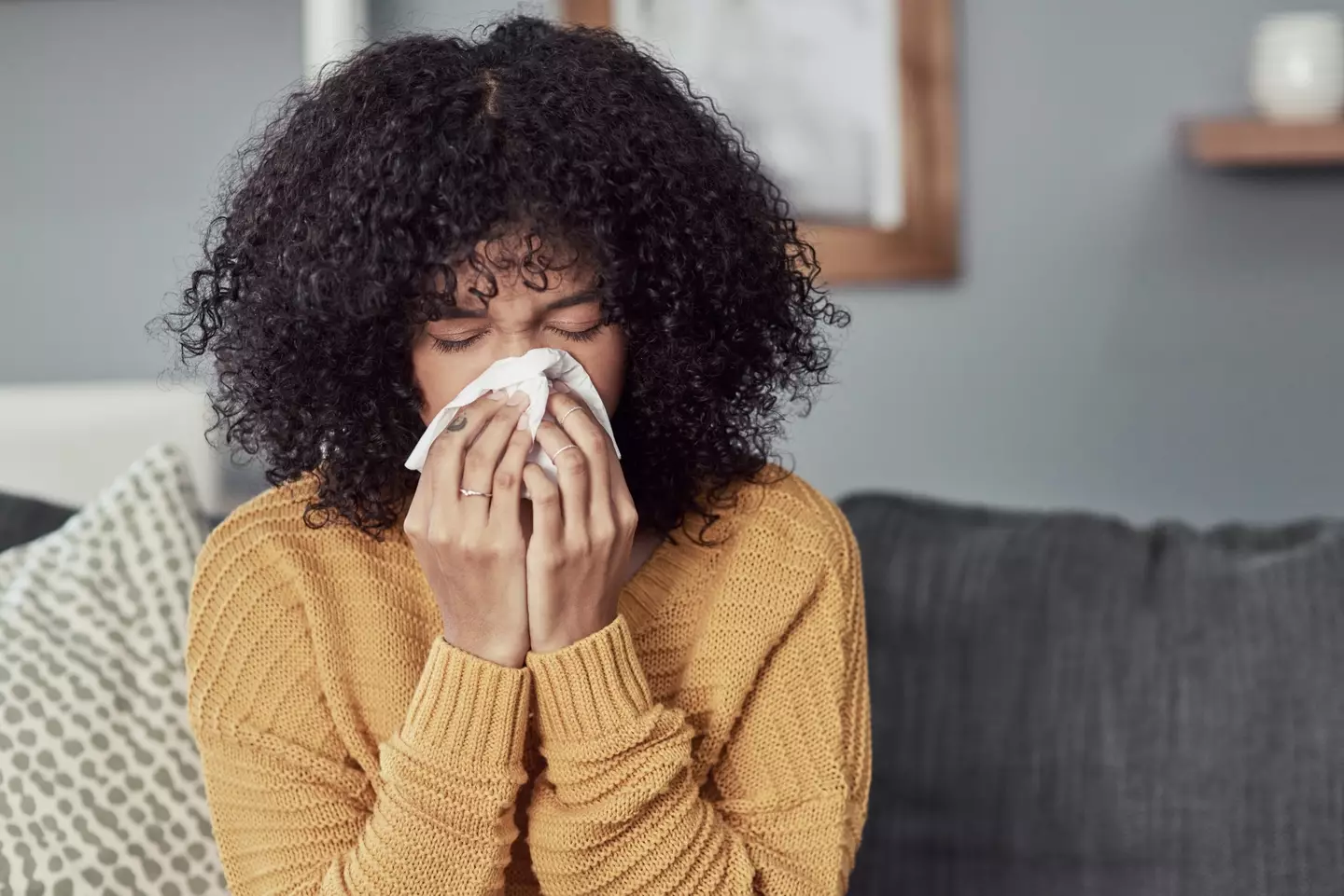 Who knew a sneeze could so terrifying? (Getty Stock Image)