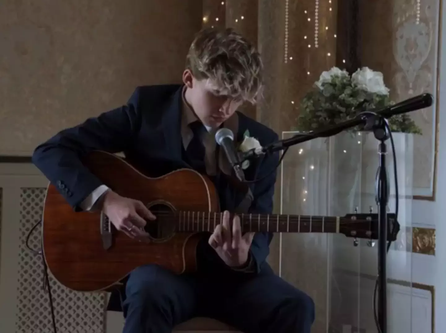 The actor hinted at his dream profession during the finale (BBC)